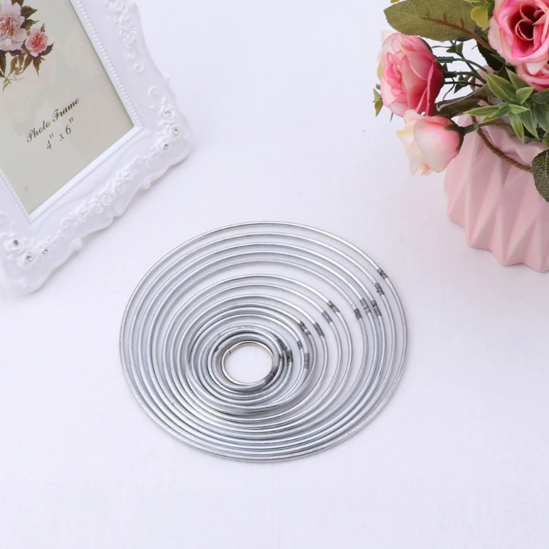 

Round Metal Hoop Dreamcatcher Ring Wall Hangings Macrame Crafts Home DIY Decor