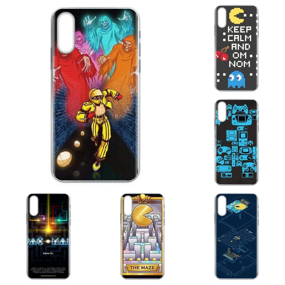 Soft Tpu Phone Case Cover Pacman Gamer Nerd For Apple iPhone 4 4S 5 5C