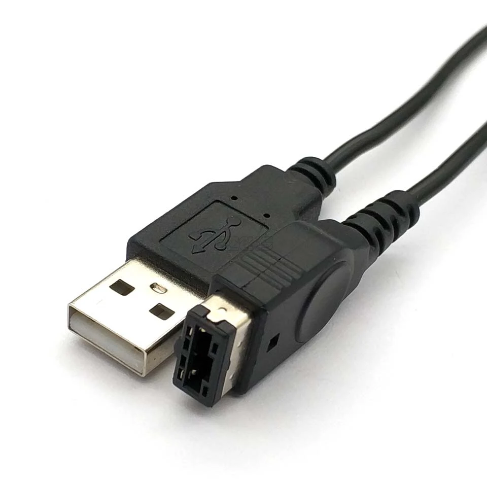 1 2 м черный зарядный USB кабель для/SP/GBA/GameBoy/Nintendo/DS/для NDS|Кабели питания| |