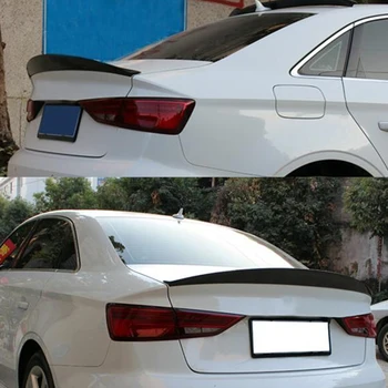 

CEYUSOT FOR Audi A3 S3 RS3 real carbon fiber spoiler wing Car tail box rear lip accessories S3 sedan spoiler HK style 2014-2020