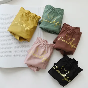 

Women Underwear 2020 New Fashion Panties High Quality Color Women's Briefs Ice Silk Traceless Female Underpanties