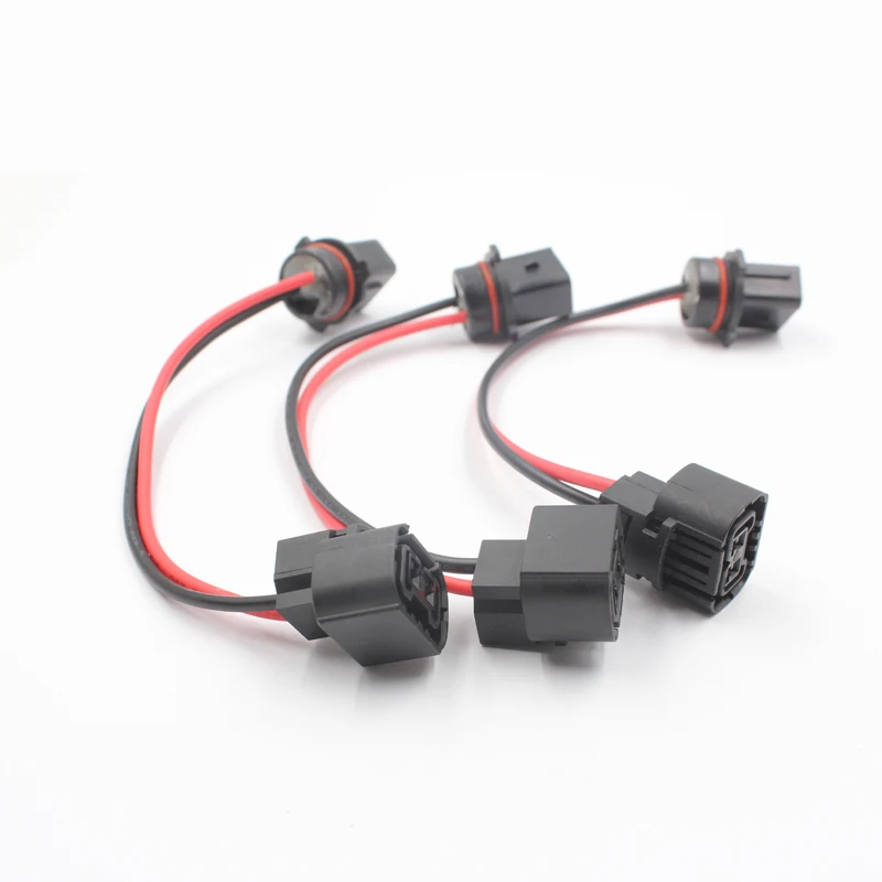 Rockeybright 2pcs P13W 5502 extension wiring harness for headlight fog