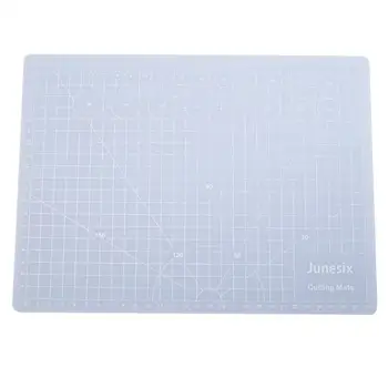 

Transparent PVC Cutting Mat A3/A4/A5 Cut Board Writing Drawing Pad Measuring Grid Silhouette Assist Tool for Students School