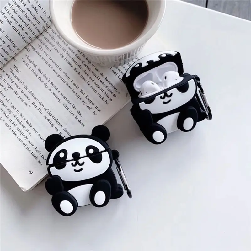 Чехол для AirPods с мультяшным рисунком, защитный чехол для беспроводных наушников, чехол для Airpods 12