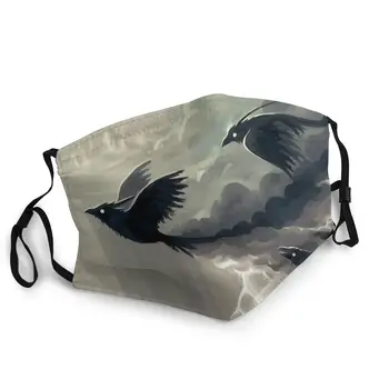 

Storm Lightning Bird Unisex Reusable Face Mask PM2.5 Anti Haze Dust Protection Cover Respirator