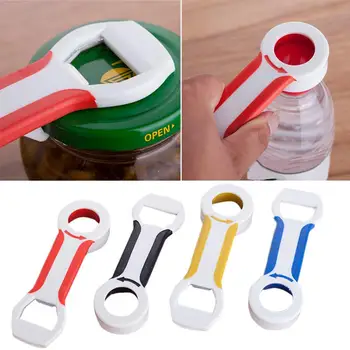 

4 in 1 Multi Function Twist Bottle Opener, All in One Can Wine Jar Beer Opener Off Color Gripper Jar random Lid Claw Twist X7G2