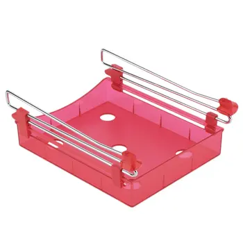 

2017 High Quality Fridge Storage Rack Layer Partition Refrigerator Storage Holder Pull-out Drawer Organizer Kitchen Shelf Rack