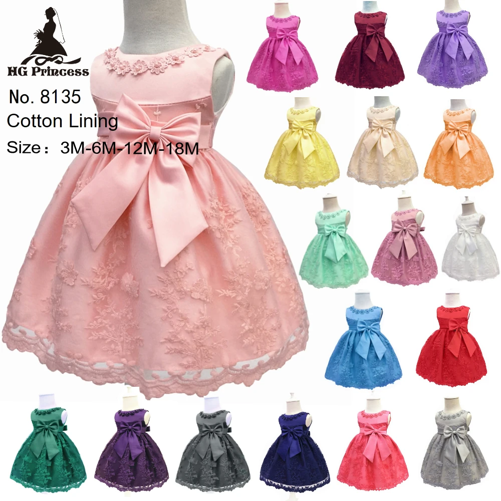 Baby Girls Clothing Dress Flower Christening Gowns Baptism Clothes