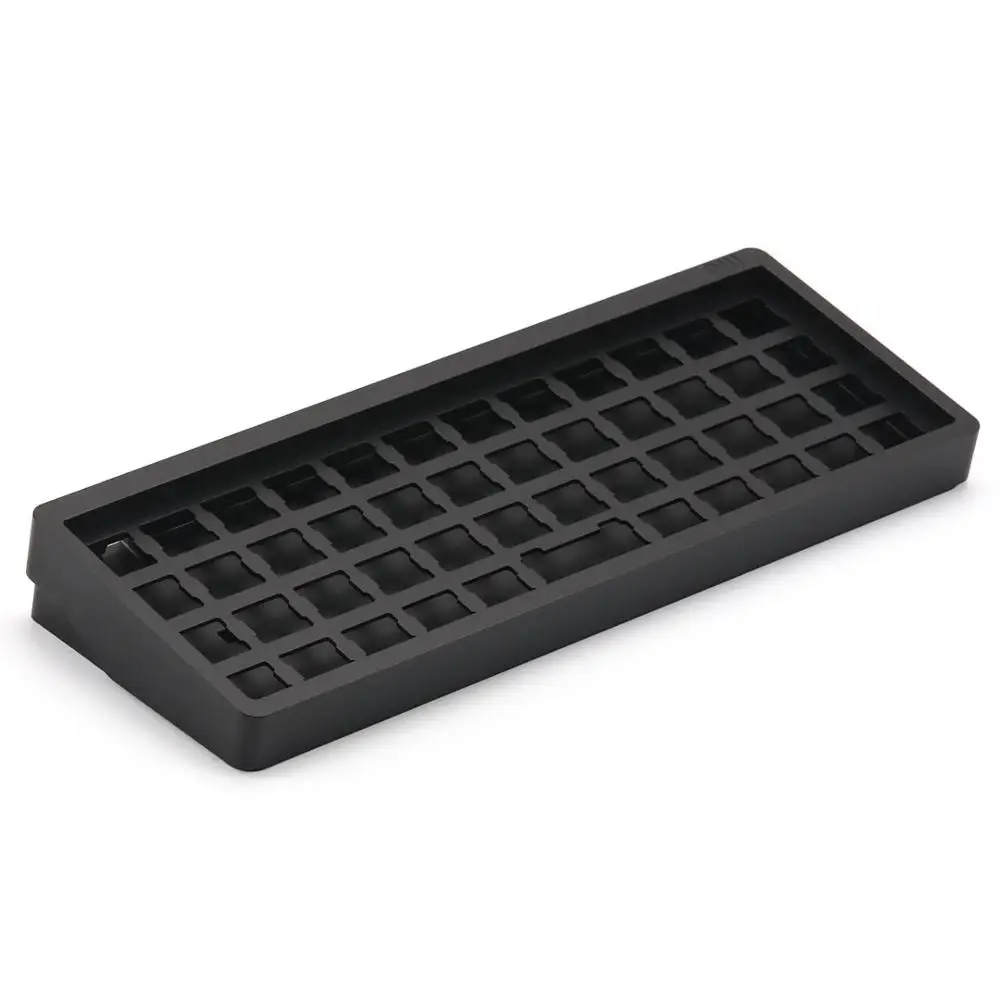 Полностью собранная клавиатура NIU40 с переключатель gateron и колпачки для ключей - Цвет: black case