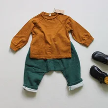 Детские хлопковые льняные брюки с рисунком леса весенние хлопковые льняные брюки в стиле ретро для мужчин и женщин