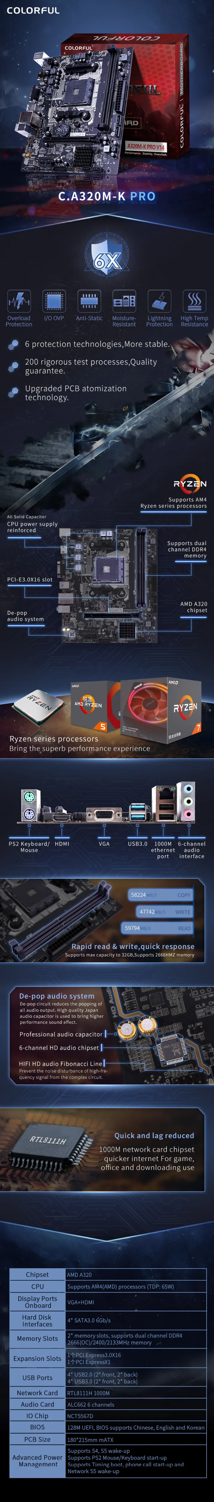 A320M-K PRO YV14 marketing pictures