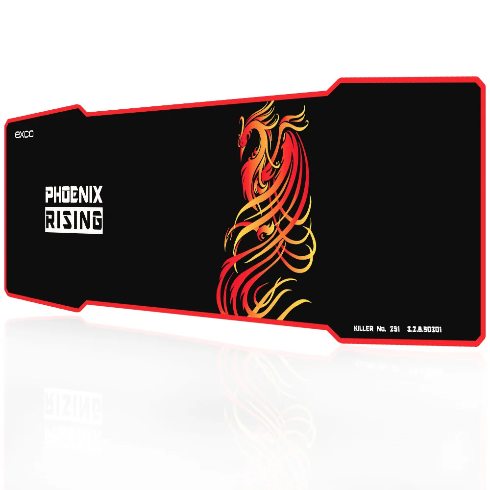 

EXCO Large Stitched Edges Gaming Mouse Pad Desk Mat Gamer Big Extended Mousepad XXL Computer Laptop Macbook Keyboard Pad 900*300