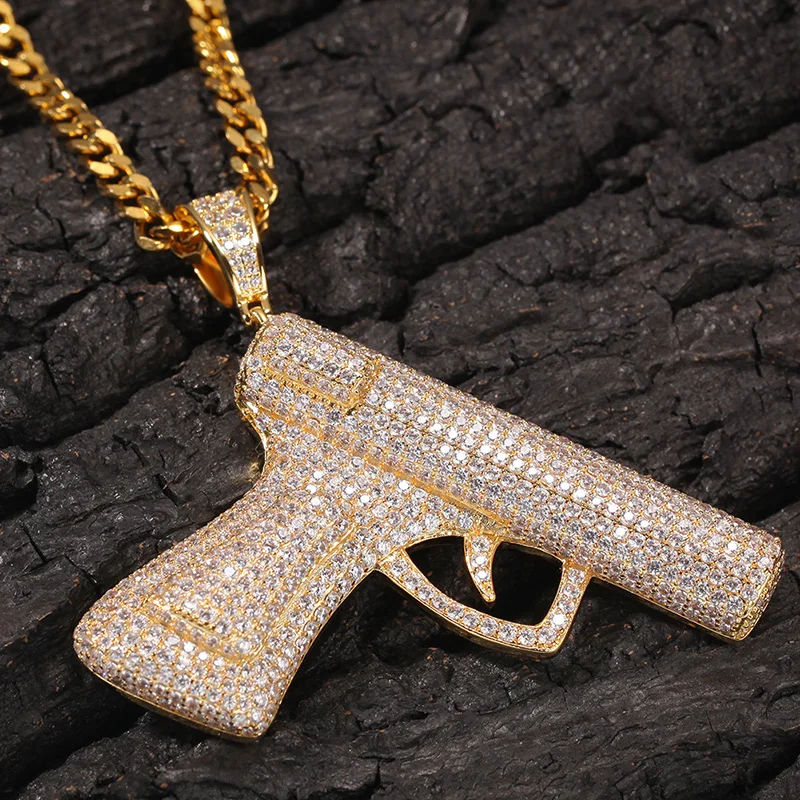 AAA グッズ 橙セット Hip Hop Full AAA Cubic Zirconia Bling Ice Out Automatic