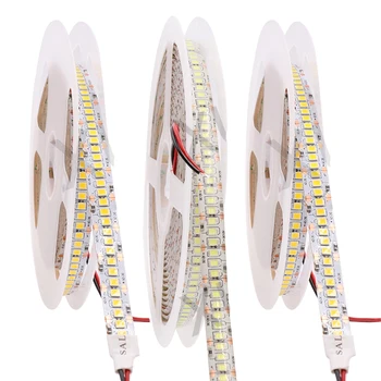 

SMD 2835 LED Strip 12V 5M 600LEDs Flexible Led Ribbon Diode Waterproof Led Strip Light Kitchen cabinet light Striscia Led