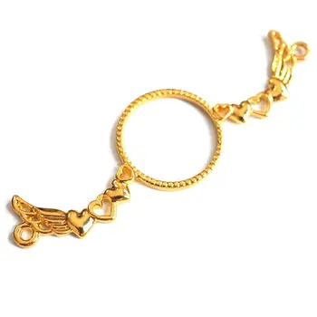 

5Pc Sky Starry Open Bezel Tray Connector Blank Frame For UV Resin Jewelry Making Y4QB