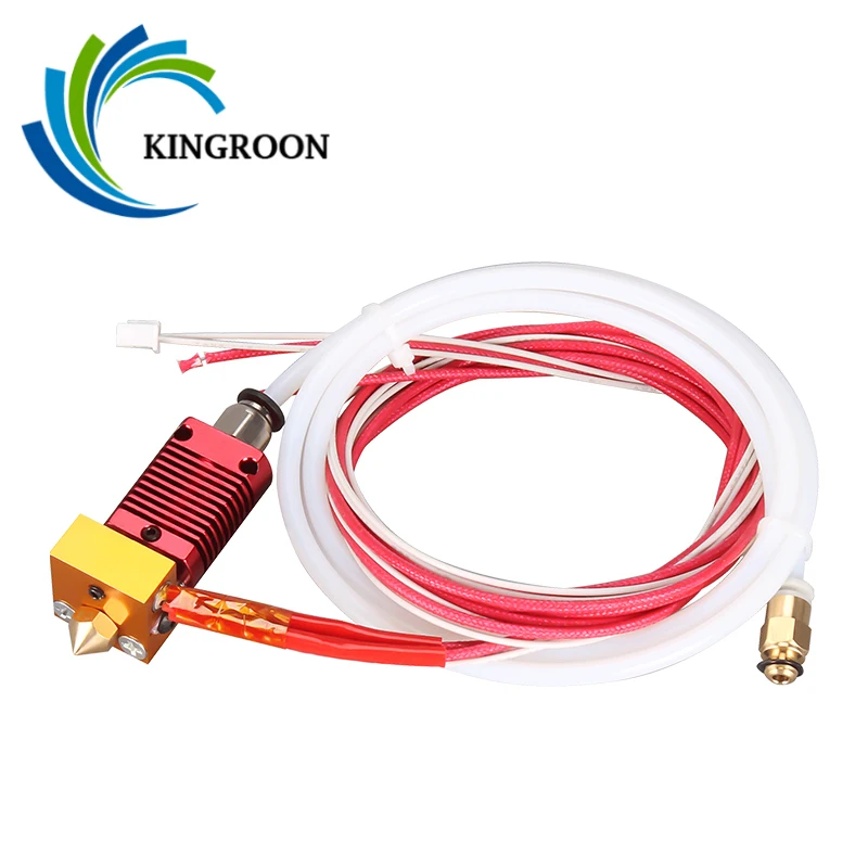 

KINGROON Ender 3 CR10 J-head Hotend комплект алюминиевый тепловой блок с нагревателем Термистор для 1,75 мм нити 3D принтера печатающая головка