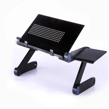 

Cooling laptop desk/bed computer desk/iPad desk/lazy aluminum folding table