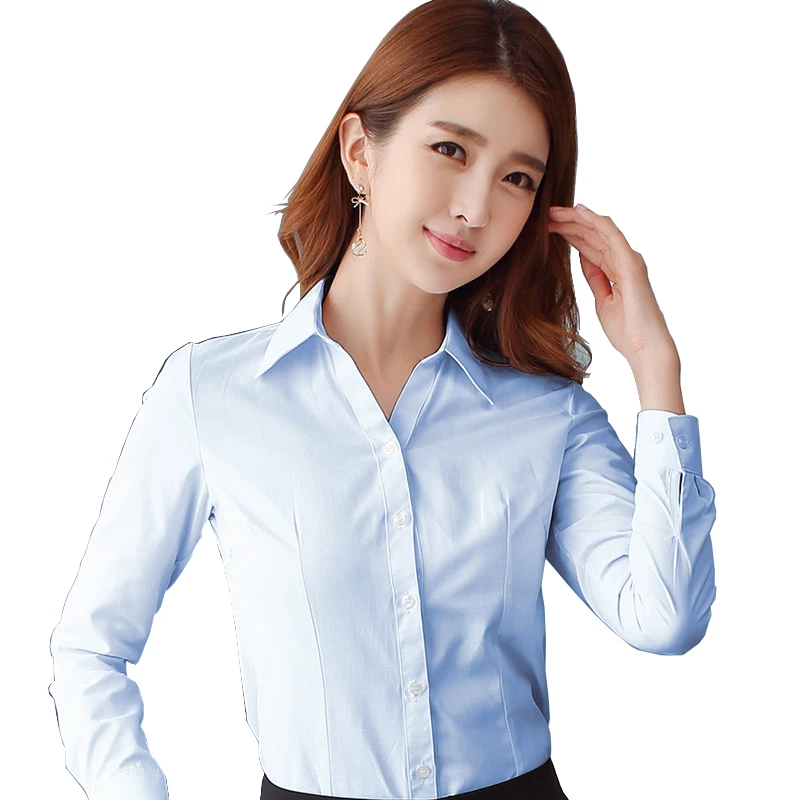 Camisas de gasa para mujer, blusas informales de manga larga para oficina, trabajo, talla grande, 2021 - AliExpress Ropa de mujer