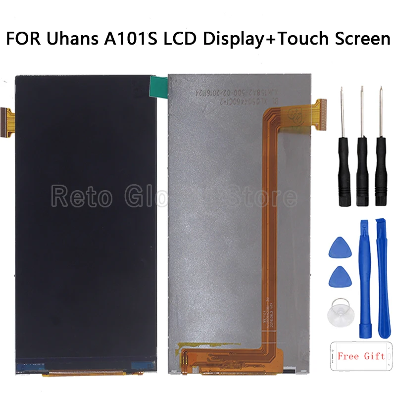 

5.0 inch original for Uhans A101 LCD Display+Touch Screen digitizer Accessories replacement for Uhans A101s LCD Repair Parts