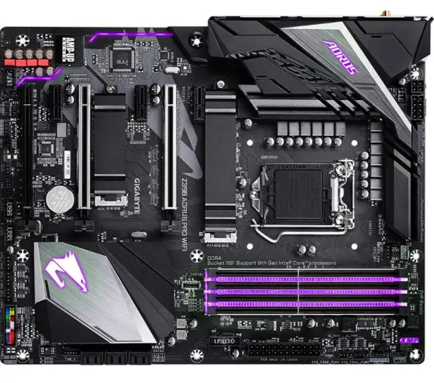 Новая Материнская плата Gigabyte Z390 AORUS PROWIFI LGA 1151 DDR4 DVI VGA HDMI B360 E-sports game компьютерная настольная материнская плата
