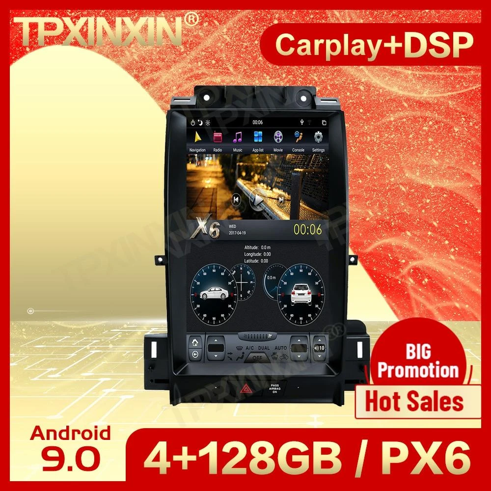 $US $645.04 Carplay 2 Din Android 9 Tesla Screen Multimedia Stereo For Ford Taurus 2012 2013 2014 2015 Auto GPS Navi Video Player Head Unit