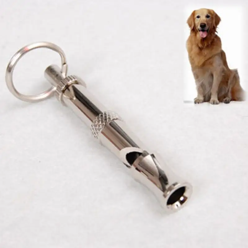Dog Training Whistle Anti Dog Whistle To Stop Barking Bark Control Dogs Training Deterrent Stainless Steel 7cm dog whistle