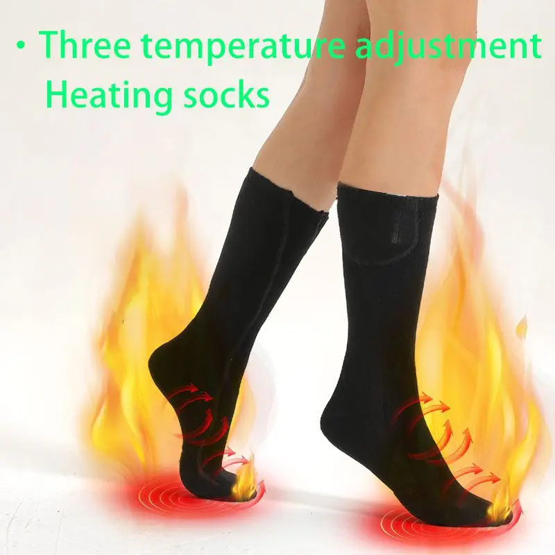 

Unisex Electric Socks Charging Heating Warm Long Tube Socks Winter Charging Constant Temperature Heating Socks