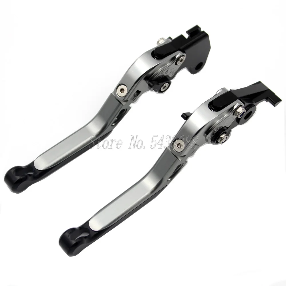 Для YAMAHA R6 YZF600 YZF-R6 2005- 2006 2007 YZF R6 ЧПУ Алюминий Регулируемая Складная Выдвижная скутер тормозной рычаг сцепления - Цвет: Серый