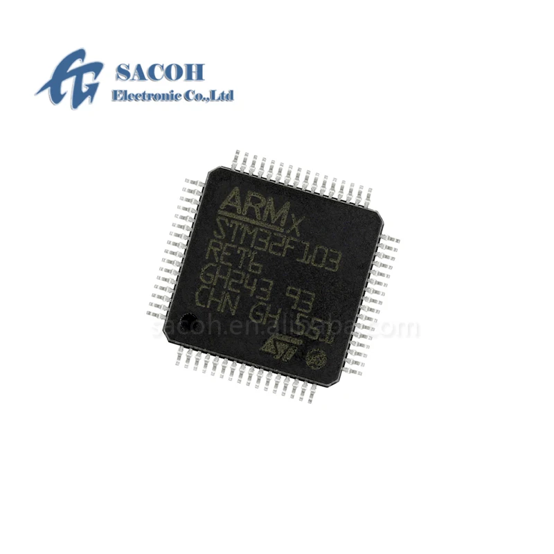 1 шт. новый оригинальный STM32F103RET6 STM32F103RET6TR или STM32F103RET7 STM32F103REY6 STM32F103REY7 STM32F103 LQFP-64 32Bit