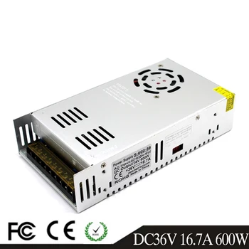 

Variable 600W 36V 16.7A Switching power supply Transformers AC110V 220V TO DC36V Power Source for Led Light CCTV 3D Printer CNC
