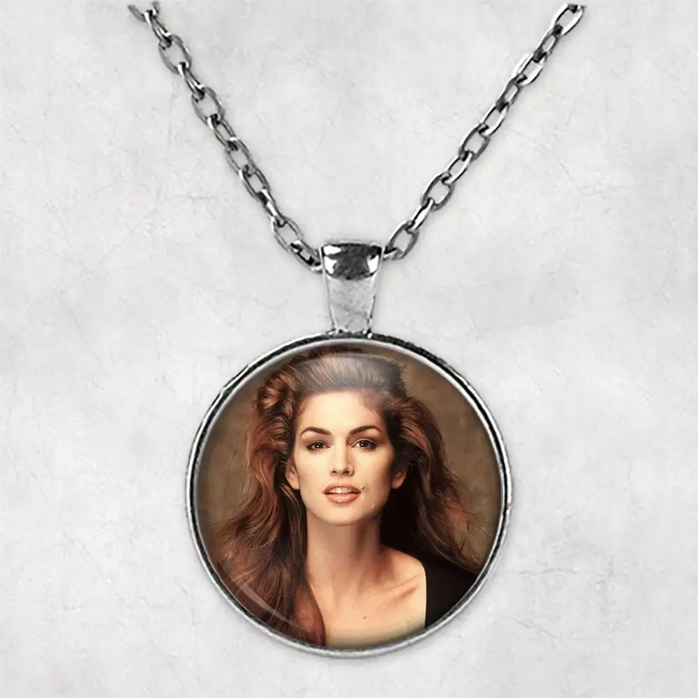 Cindy Crawford индивидуальное фото ожерелье ювелирные изделия с картинами s подвески