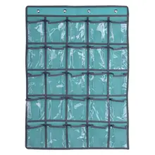 25 прозрачные карманы классная карманная диаграмма для телефона-учительницы держатель дверной висячий калькулятор Органайзер#917