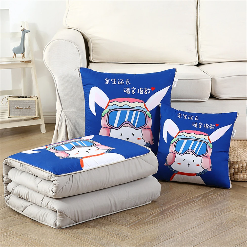 

B-LIFE Throw Blanket Pillow The Perfect Caring Gift for Best Friends, Couples & Family Room and Office Chair