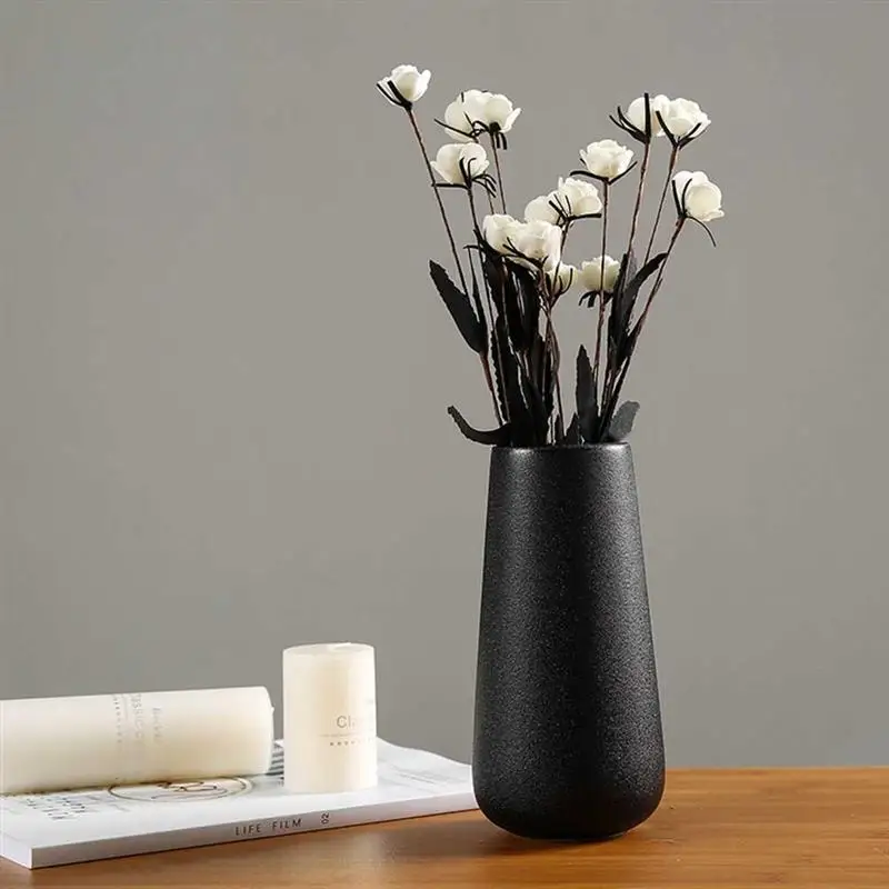 Simple Style Ceramic Flower Vase Creative Floral Vase Home Decoration Siz L