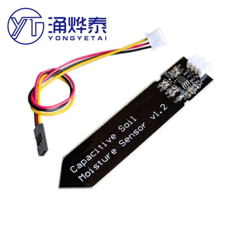 

YYT Capacitive soil moisture sensor, not easy to corrode, wide voltage working, Gift wire