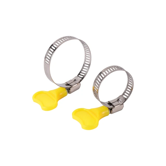 2Db Állítható Rozsdamentes Acél Műanyag Pillangó Fogantyú 8 ~ 38 Mm Átmérőjű Csőhordó Meghajtó Bilincs Tömlőcsövek Rugalmas Klip - Image 3