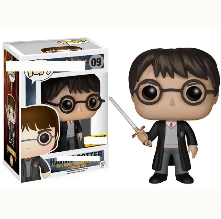 Funko поп Гарри Поттер фильм фигурка Коллекция Модель игрушки Уизли эрмион Грейнджер Рождественский подарок - Цвет: Box