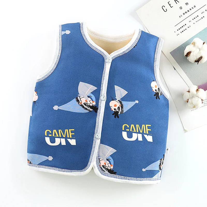 Baby Girl Boy Clothes Vest For Girls Toddler Clothing Kids Clothes Girls Vest Sleeveless Cardigan Shirts Kid Fleece Costume