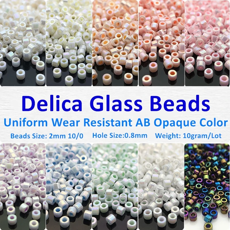 Metallic Seed Beads Charms 2mm Glass Japanese Beads Jewelry Making Garment  600pc