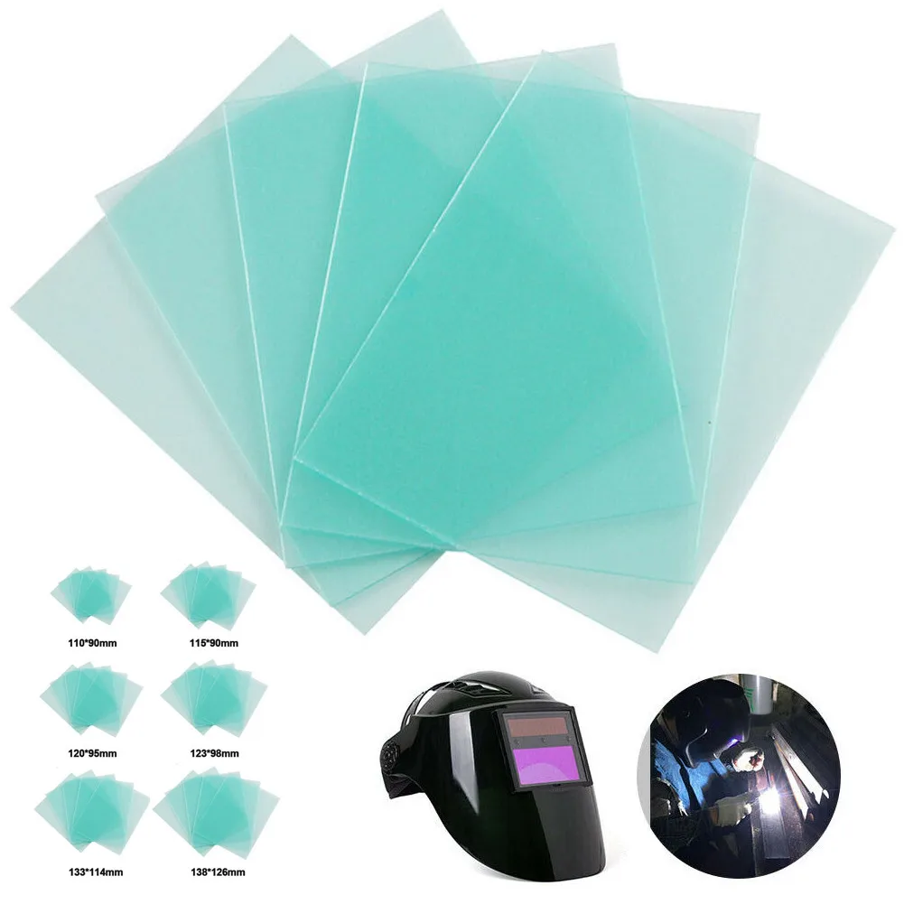 10pcs/1pcs Clear PC Welding Protective Covers Len Plate For Welding Helmet Mask Lens Replacement Protective Board Welding Screen