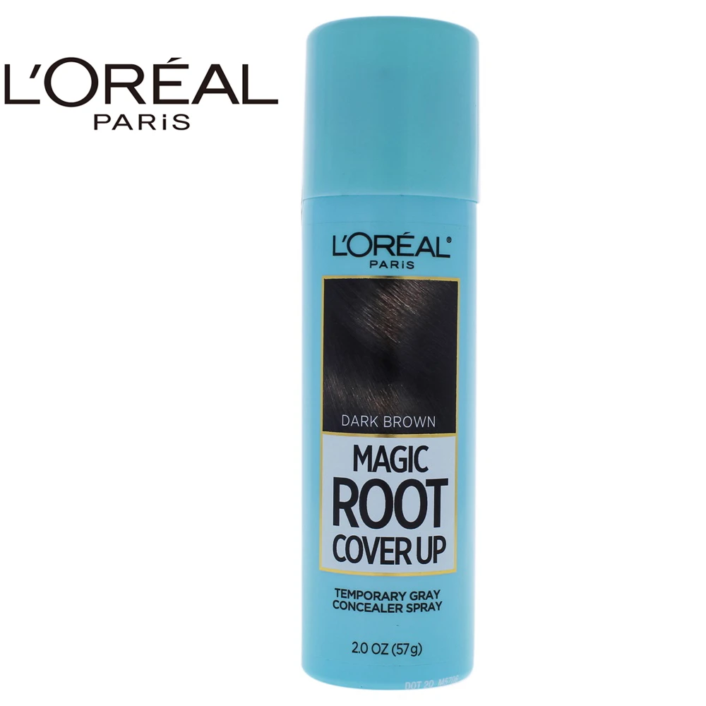 LOreal Paris Magic Root Cover Up corrector gris temporal Spray marrón oscuro para mujer 2 de pelo|Cuencos para mezclar el tinte de AliExpress