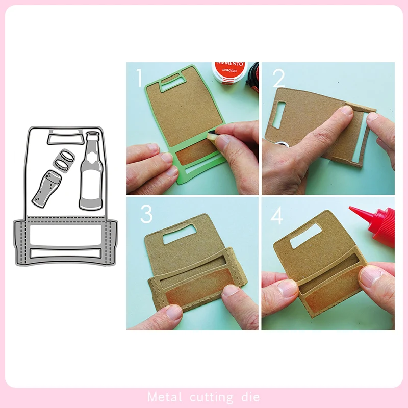 

Beer and basket set Metal Cutting Dies for DIY Scrapbooking Photo Album Decorative Embossing Paper Card Crafts Die Cut 2019
