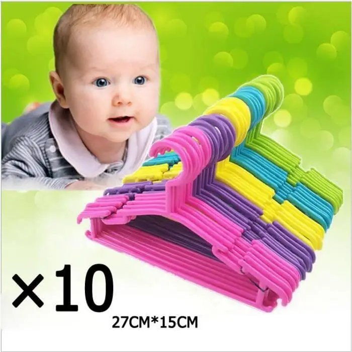 10Pcs/Set Household Children Clothes Hanger For Kids Clothing Organizer
