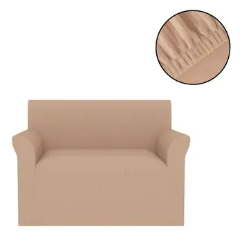 

Vidaxl stretch sofahusse beige wide striped