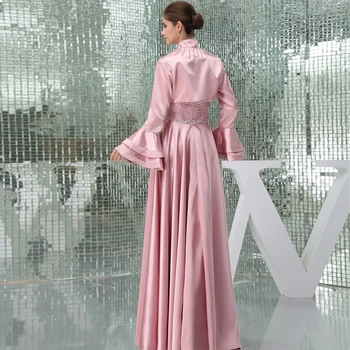 

Elegant Burgundy Satin Prom Pink Dress Long Ever Pretty New A-Line Off Shoulder Formal Party Dresses Vestidos De Gala Elegante