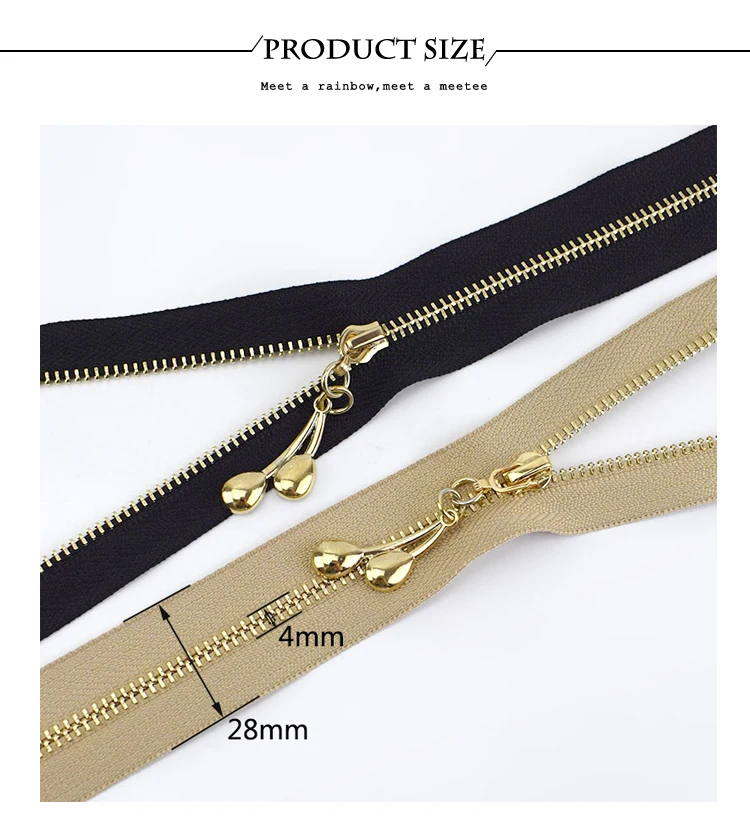 2 шт. Meetee 40-70 см 3# металлическая застежка-молния с автоматическим замком открывающаяся Капля воды серебряная молния для шитья сумки кошелек портной одежды аксессуары
