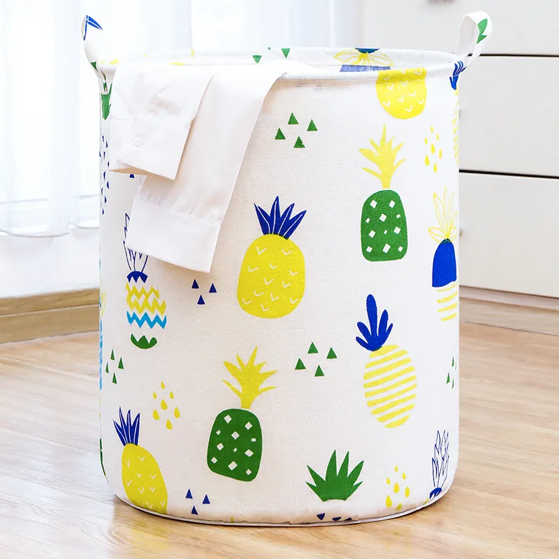 

Super Large Laundry Basket Waterproof Basket Kids Toy Clothes Organizer Storage Portable Folding Bathroom Sundries Bin 50Ã—40