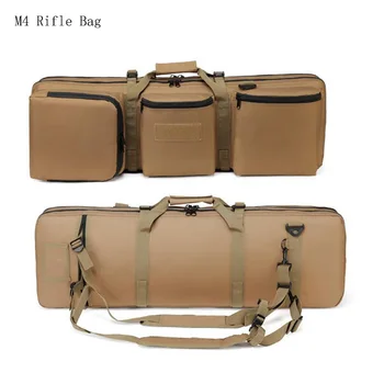 

Military 85CM Dual Rifle Gun Bag for M4 Gun Backpack Airsoft Outdoor Hunting Rifle Carry Case Magazine Pouch with Shoulder Strap