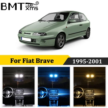 

BMTxms 6Pcs Canbus Car LED Interior Map Dome Trunk Light Kit For Fiat Brave 1 I 182 1995-2001 Auto Accessories No Error