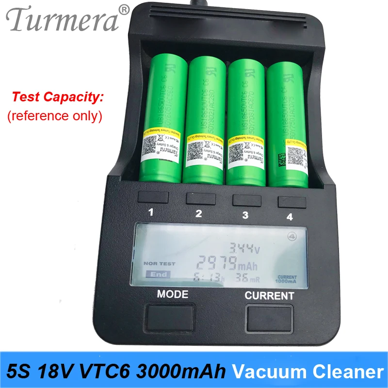 Turmera 18v battery pack us18650vtc6 3000mah 18650 30a battery pack for 18650 5s battery vacuum cleaner battery 5s 18v 21 battery for vacuum cleaner customize 08